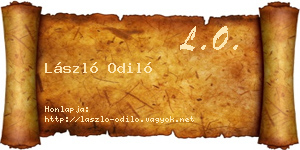 László Odiló névjegykártya